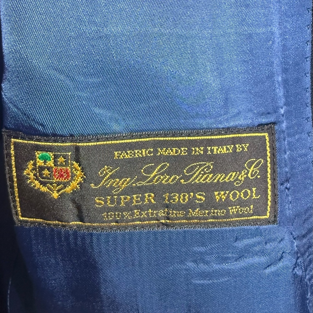 J. Crew Ludlow Loro Piana Wool Navy Blazer, Size 40R - Picture 5 of 7